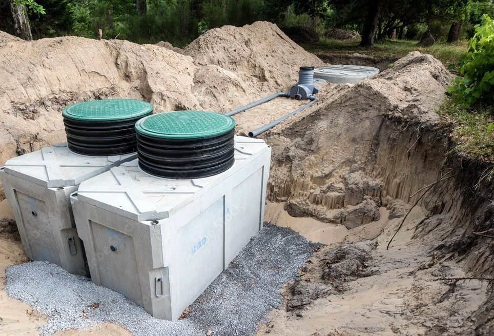 Septic system installation