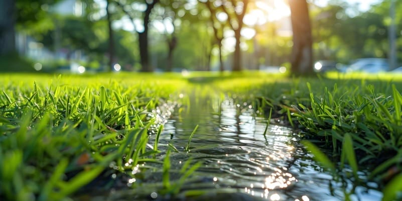 pooling water from septic system failure