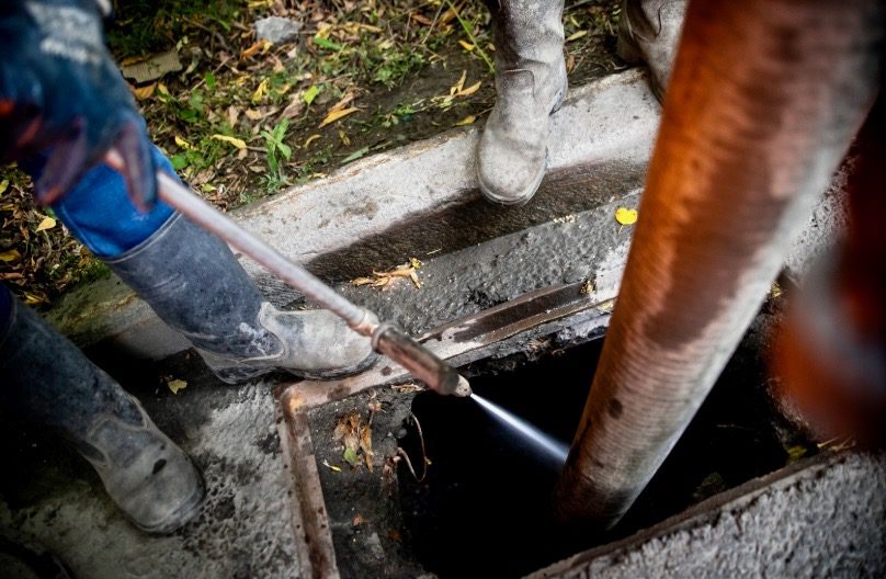 hydro jetting and hydro vac.a confined space basin that is clogged in danvers ma